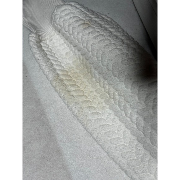 Pressbox Washington Huskies Roxbury Quilted Sweatshirt White Womens S 65H19TF1 - Picture 10 of 14